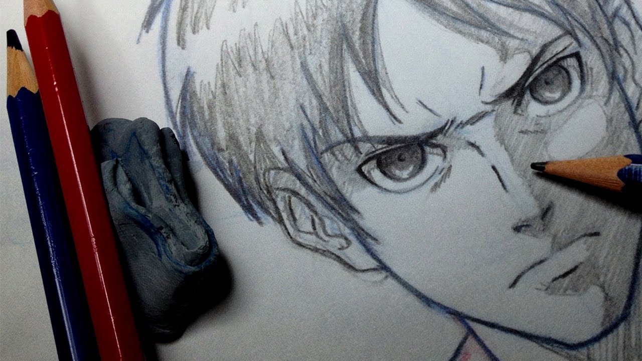 How To Draw Eren - from Attack on Titan - YouTube