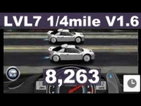 Drag Racing level 7 Ford RS200 Evolution 1/4 mile tune setup V1.6 ...