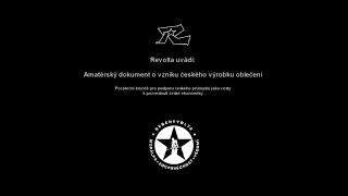 REVOLTA - dokument o vzniku českého výrobku oblečení a názory na život