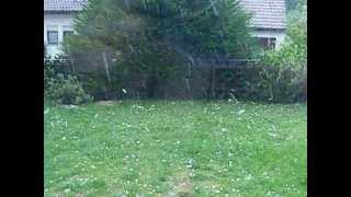 Hagel in Tübingen