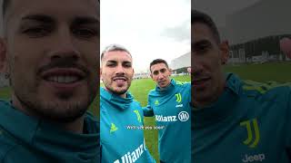 A message from Paredes and Di María 🤍🖤??