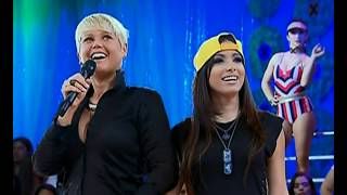 Xuxa faz pegadinha com a Anitta em seu programa - Anita quase teve um "troço" -kkkkk