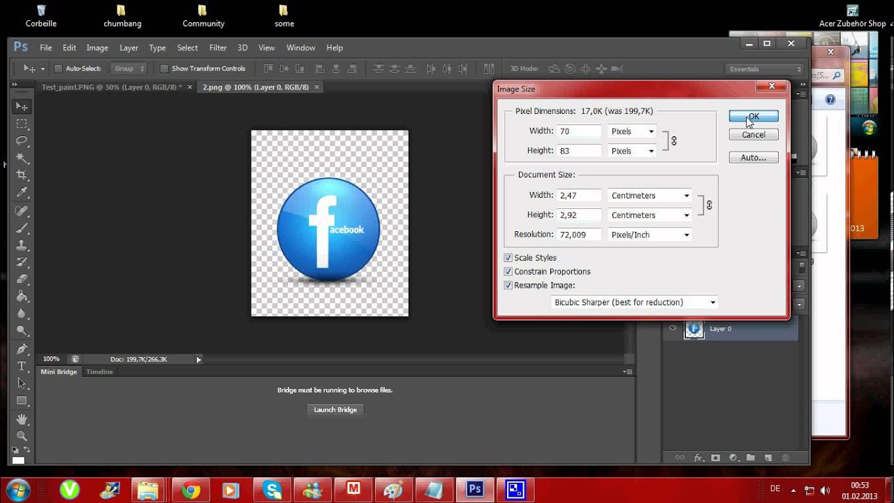 Resize a picture Without losing quality - YouTube