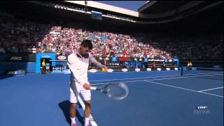 Novak Djokovic Does Boris Becker Impression