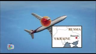 MH17: Animation of how plane went down