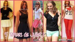 LookBook #5 - 5 Tenues en Juillet