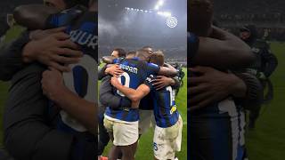 The moment we won the second star ⭐⭐🖤💙?? #IMInter #Shorts
