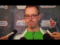 2012 Tim Hortons Brier Draw 10 Media Scrum