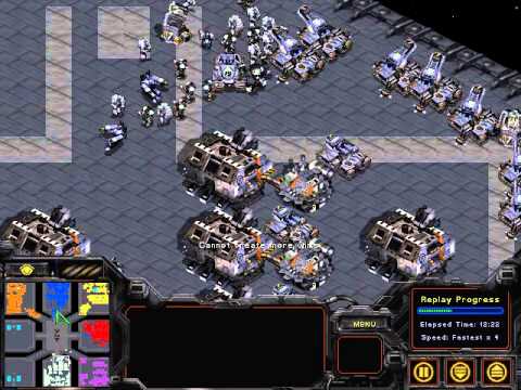 Starcraft broodwar 3 vs 3 fastest map great games - YouTube