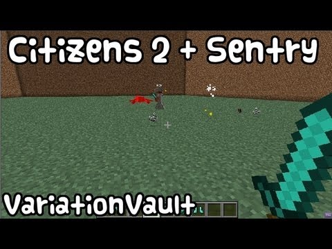 Minecraft Bukkit Plugin - Citizens 2 + Sentry - NPC Protection ...