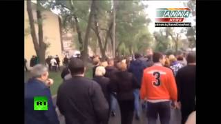 Люди в Донецке скандируют «Одессу не простим!»