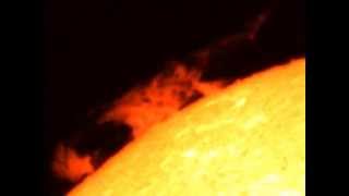 Protuberancia Solar / Solar Prominence 01/07/2013. Centro Astronómico Roque Saucillo (CARS)