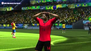 Simulación EA Sports #FIFAWC2014: Brasil vs México