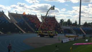 Zawisza Bydgoszcz - Jegiellonia Białystok  awantura Jagi z ochroną 20.07.2013