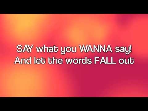 sara bareilles brave lyrics video