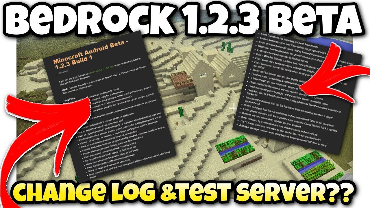 Changelogs Minecraft Server