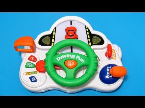Музыкальный Детский Руль Baby Steer Driving Fun Обзор Игрушки Musical Steering Wheel Review Toy