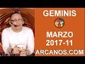Video Horscopo Semanal GMINIS  del 12 al 18 Marzo 2017 (Semana 2017-11) (Lectura del Tarot)