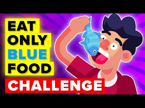 I Ate Only Blue Foods For 72 Hours And This Happened ... (FUNNY CHALLENGE)