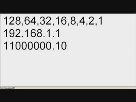 ... binary and convert binary to IP address and from IP address to binary