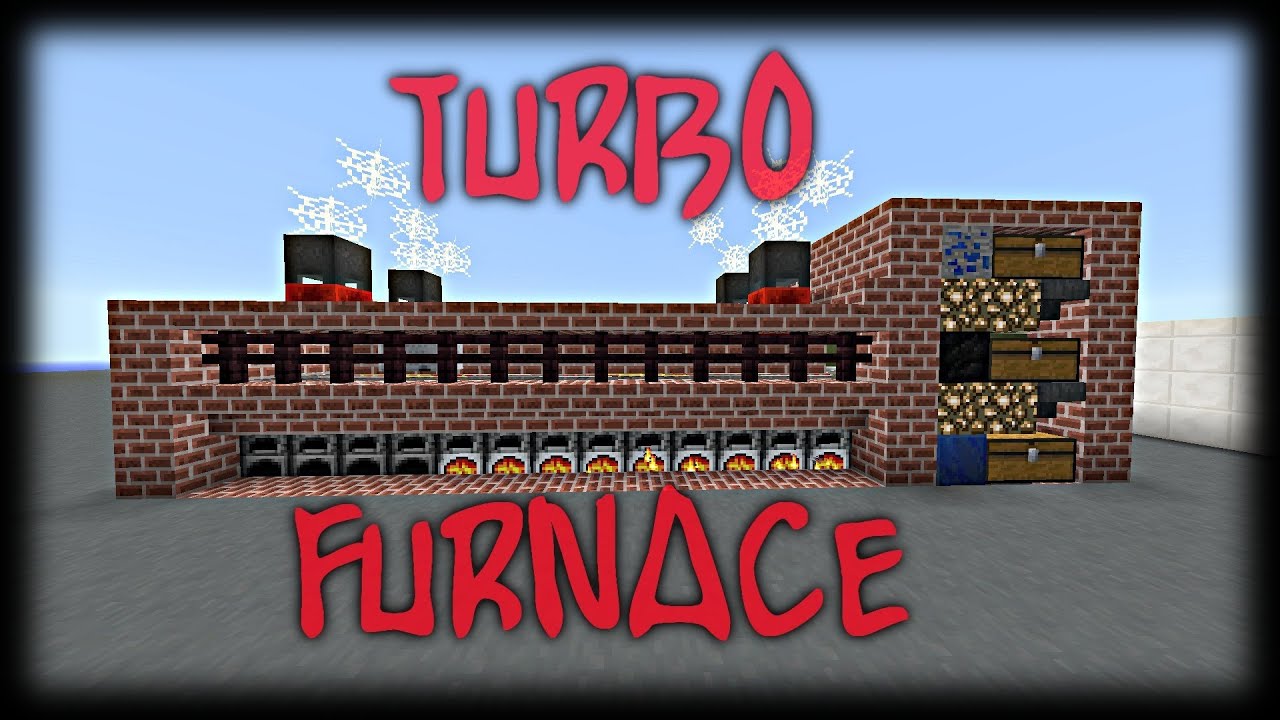 Minecraft Showcase+Tutorial Industrial Furnace Array YouTube