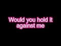 Britney Spears - Hold It Against Me + [lyrics On Screen] Hq/hd 