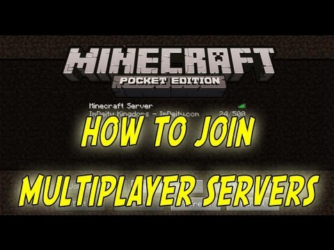 how to get into minecraft pe servers