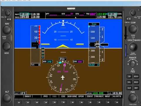 Mindstar Aviation G1000 - Video 2: The PFD (Part A) - YouTube