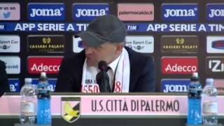 Palermo, Iachini: 'Abbiamo giocato solo noi...'