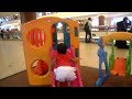 Funny Baby Girl Playing on the Slide. I Can Do It !!. -Aarna