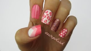 Nail Art: Pretty In Pink + GIVEAWAY