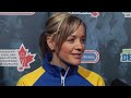 Draw 8 Media Scrum - 2013 Scotties Tournament of Hearts