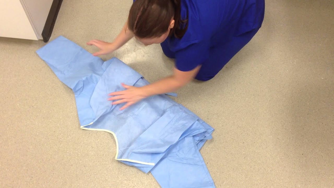 Folding Surgical Gown YouTube