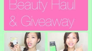 【敗家分享】小A燒人買買買之化妝品，護膚品篇❤ GIVEAWAY！！F／W Beauty Haul 2013!