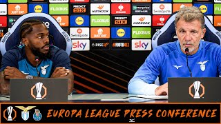 UEFA Europa League | Lazio-Porto, mister Baroni e Nuno Tavares in conferenza stampa