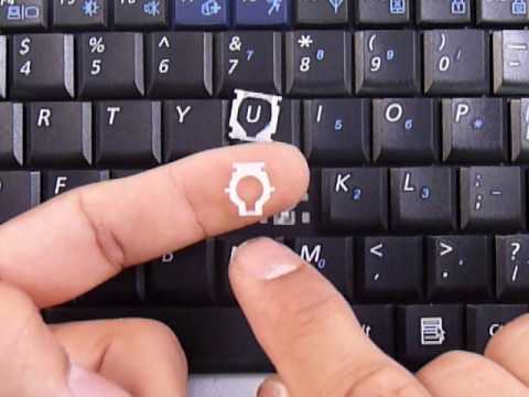 Mini Netbook Laptop Keyboard Key Repair | Fix Install Stuck Sticky Keys | Samsung N110 NC10