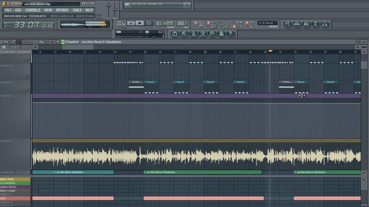 ... . Pitbull - On the floor - FL Studio Arrangement Remake FLP - YouTube