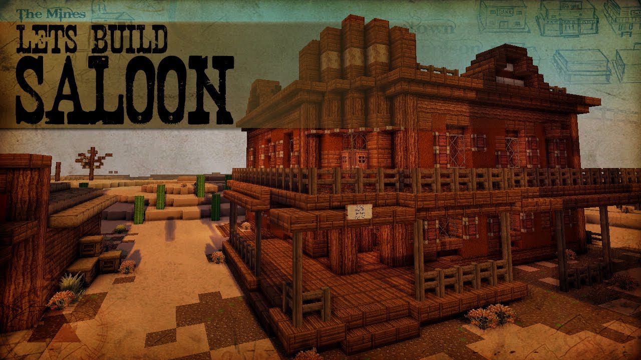 Let's Build Western #7 | Saloon (Minecraft Speedbuilding) - YouTube