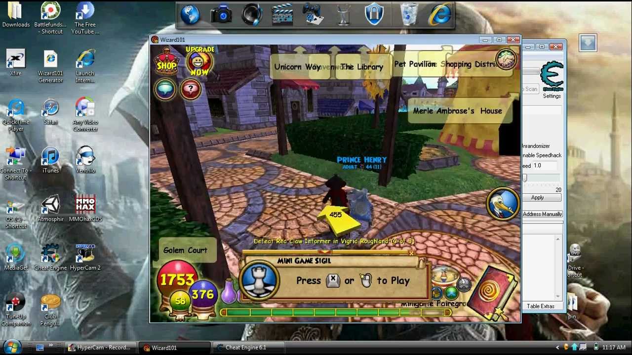 Wizard101 Cheat Engine Hack to Level Up «.