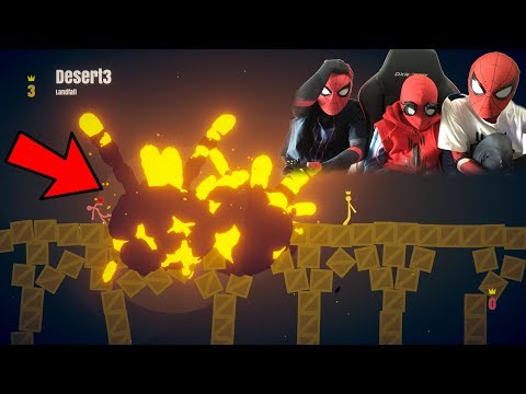 STICK FIGHT THE GAME Spiderman Bros (FUNNY Gameplay!!)