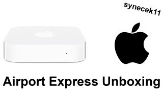 Apple AirPort Express ► Unboxing Česky ► synecek11