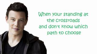 glee I'll stand by you (lyrics)