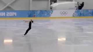 NBC 20140216 김연아 소치 연습 링크 훈련