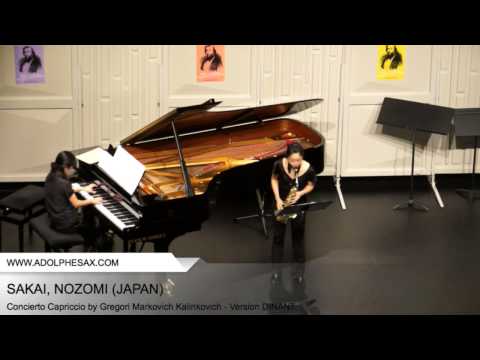 Dinant 2014 - SAKAI Nozomi (Concierto Capriccio by Gregori Markovich Kalinkovich - Version DINANT)