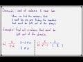 Determine which numbers to leave out of domain of a rational expression