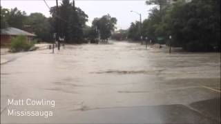 Dramatic Toronto flooding videos from The Weather Network (July 8, 2013)