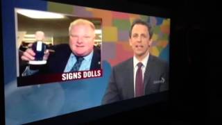 Rob Ford Saturday Night Live