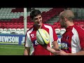 Unbelievable crossbar challenge and passing tricks | Mike Tindall, Gloucester and Jewson - 24-05-11