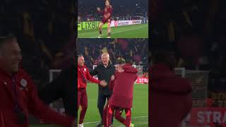 🎥? MR RANIERI CAM! Roma 2-1 Athletic Club❤️🟡🔴??? #asroma #football #uel #athleticclub #shorts