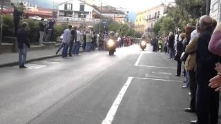 Giro d'Italia 2014 - Nocera Inferiore - Ciclista urla TERRONI